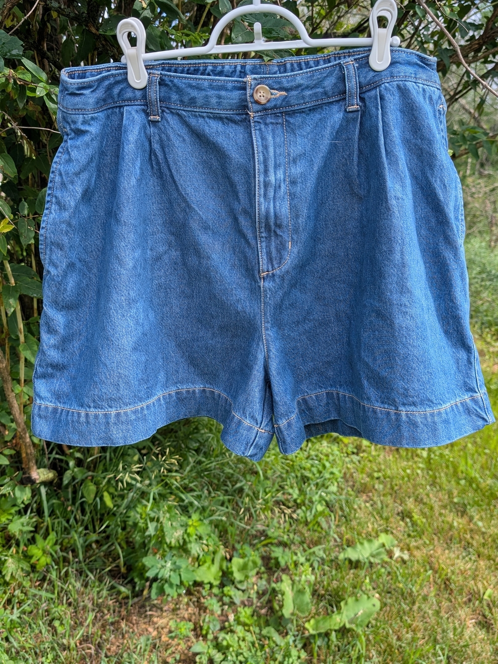 Old Navy Blue Denim OG Chino Shorts